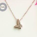 Tiny Butterfly Charm, Butterfly Pendant, Butterfly Necklace, Cute Necklace, Butterfly Jewelry, Animal Necklace, Butterfly Gift, Silver