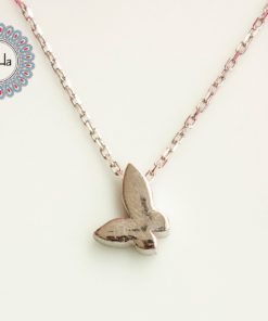 Tiny Butterfly Charm, Butterfly Pendant, Butterfly Necklace, Cute Necklace, Butterfly Jewelry, Animal Necklace, Butterfly Gift, Silver
