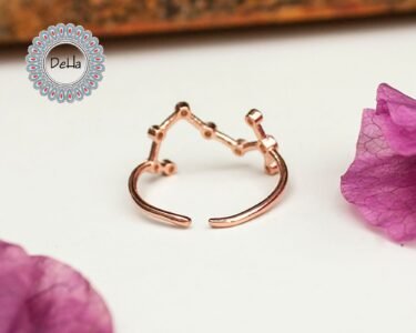 Scorpio Zodiac Sign Ring, Scorpio Ring, Zodiac Ring, Zodiac Jewelry, Scorpio Jewelry, Horoscope Ring, Scorpio Zodiac Ring Astrology Ring - Image 9