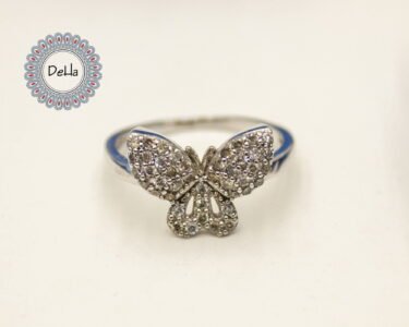 Elegant Tiny Butterfly Ring 925 Sterling Silver – Vintage Dainty Animal Ring, Minimal Jewelry Gift for Her - Image 2