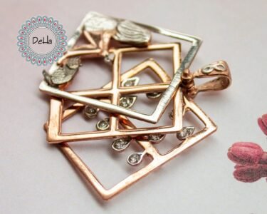 Unique Window Pendant Necklace 925 Sterling Silver – Modern Art 3D Pendant, Geometric Jewelry Gift for Her - Image 5