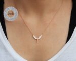 Rose Gold Plated Fairy Pendant, Fairy Pendant, Fairy Jewelry, Fairy Charm, Silver Fairy, Silver Fairy Pendant, Fairy Pendants, Fairy Charms - Image 2