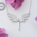 angel necklace 925 sterling silver guardian pendant
