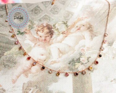 Elegant Rose CZ Dangle Necklace 925 Sterling Silver – Dainty Drop Pendant, Minimal Jewelry Gift for Her - Image 3