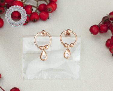 Silver Circle Drops, 925 Silver Drops, Unusual Earrings, Silver Round Drop, Round Drop Earrings, Circle Drop Earrings, Gift for Women, Drops - Image 5