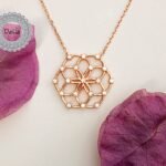 Flower of Life Yoga Necklace, Flower of Life Charm, Seed of Life, Mandala Necklace, Geometry Necklace, Energy Necklace, Meditation Necklace