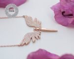 Rose Gold Angel Necklace, Angel Necklaces, Angel Jewelry, Angel Wing Necklace, Angel Jewelry, Angel Wing, Angel Gift, Everyday Necklace - Image 4