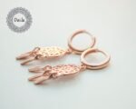 Rose Gold Plated Mini Dream Catcher Jewelry Set, Set of Dreamcatchers, Silver Dreamcatcher, Dream Catchers, Gift Set, Gift for Her - Image 4