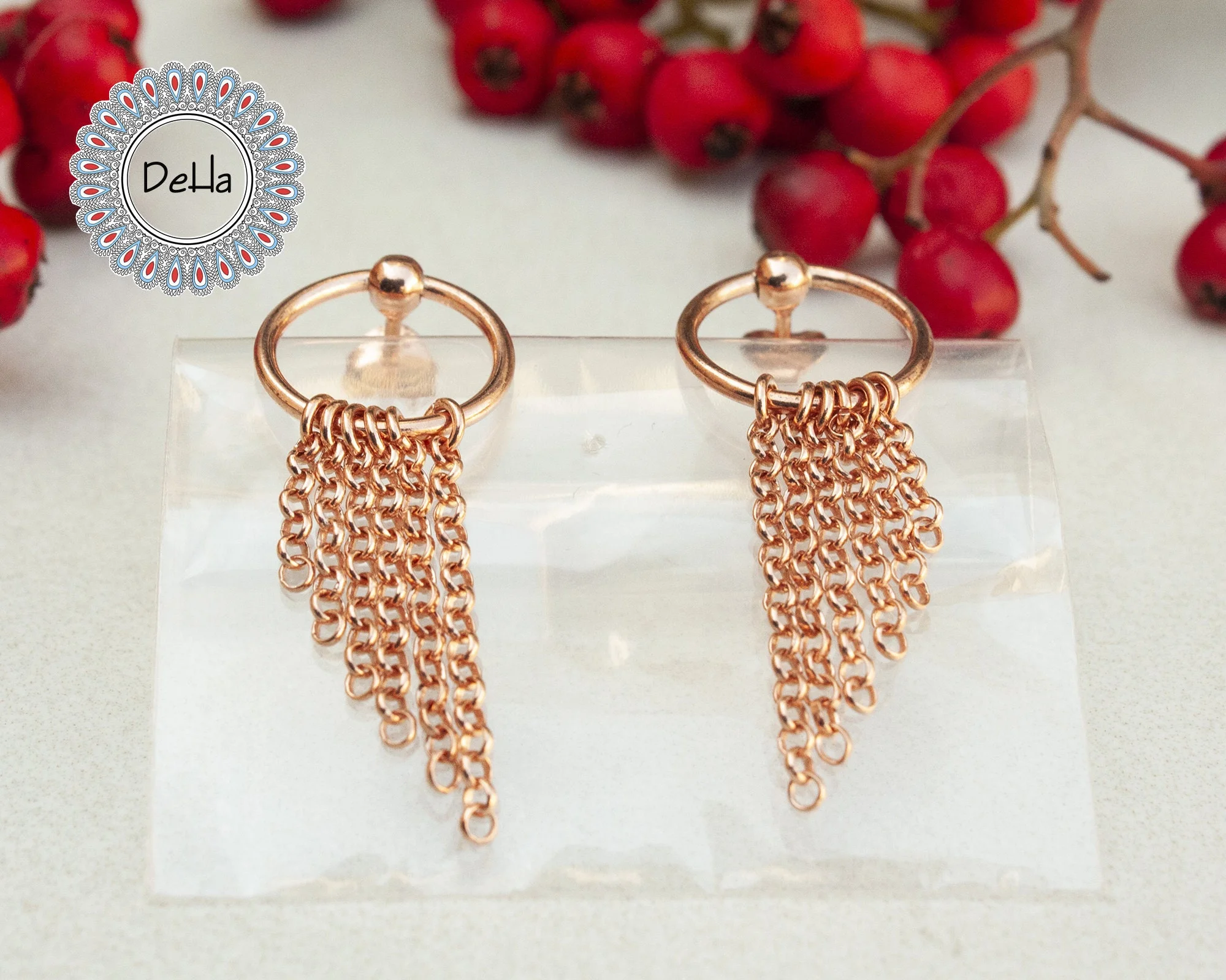 Elegant Tassel Earrings – Dainty Dangle Boho Summer Handmade Earrings for Women - Image 7