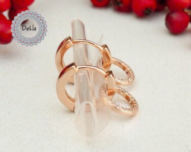 Bold Thick Hoop Earrings 925 Sterling Silver – Round Minimal Hoops, Everyday Statement Jewelry Gift for Her - Image 9