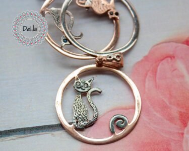 Cat Art Necklace, Cat Art Pendant, Cat Lover Jewelry, Cat Pendant, Cat Necklace, Cat Jewelry, Cat Art, Art Pendant, Cat Lover Gift, Gift for - Image 8