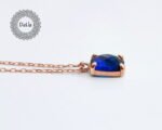 Sapphire Quartz Necklace | Quartz Necklace | Quartz | Sapphire Necklace | Silver Necklace | Necklace | Gift for Her - Image 5