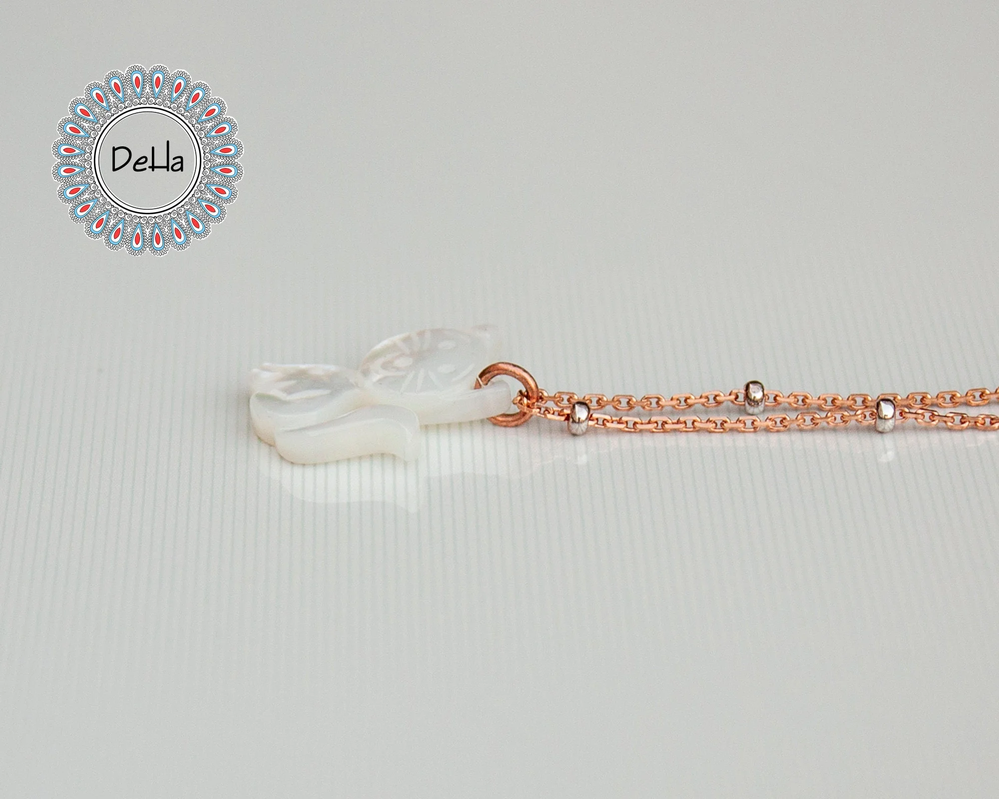 Cute White Shell Cat Necklace 925 Sterling Silver – Dainty Cat Lover Jewelry, Ocean Gift for Her - Image 8