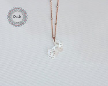 White Shell Butterfly Necklace, Tiny Butterfly Charm, Shell Necklace, Small Butterfly, Seashell Necklace, Butterfly Charm, Butterfly Pendant - Image 3