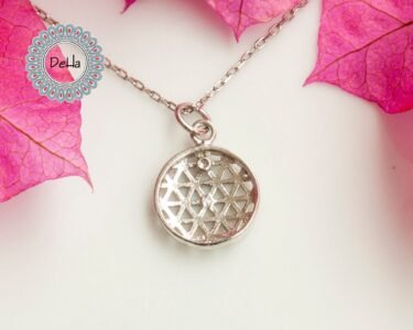 Sterling Silver Seed Of Life Necklace, Seed of Life, Flower of Life, Energy Necklace, Yoga Necklace, Spiritual Necklace, Geometric Necklace - Image 6