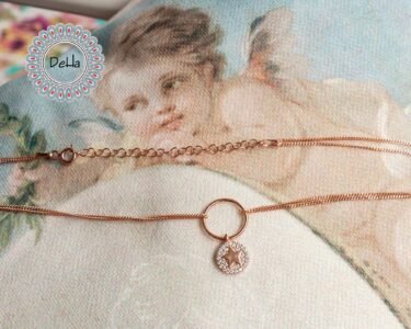 Elegant Round Star Necklace – Dainty CZ Circle Pendant Minimal Rose Gold Necklace - Image 6