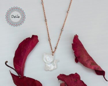 Cute White Shell Cat Necklace 925 Sterling Silver – Dainty Cat Lover Jewelry, Ocean Gift for Her - Image 2