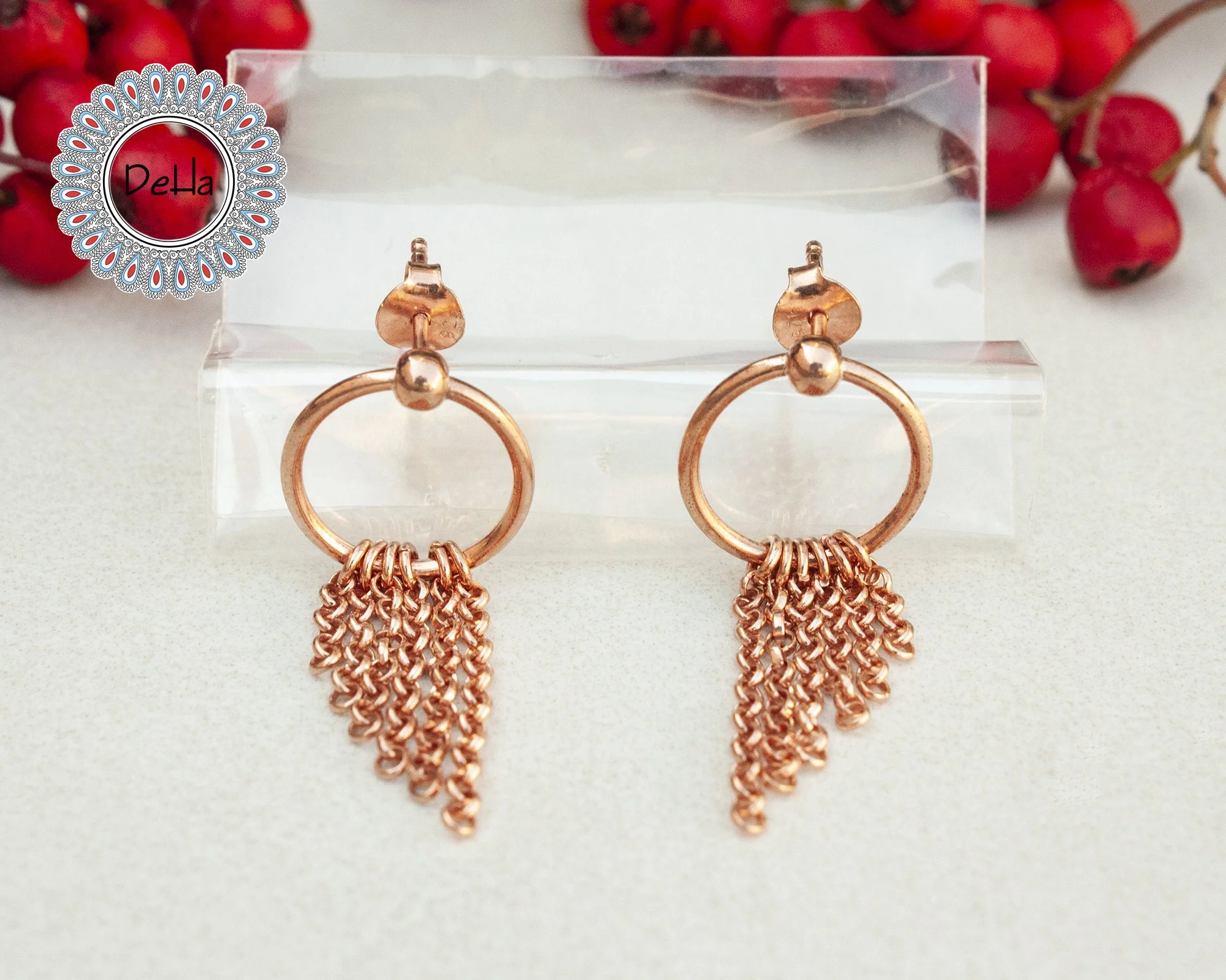 Elegant Tassel Earrings – Dainty Dangle Boho Summer Handmade Earrings for Women - Image 3