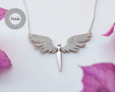 Meaningful Angel Necklace 925 Sterling Silver – Guardian Angel Pendant, Dainty Spiritual Jewelry Gift for Her - Image 3