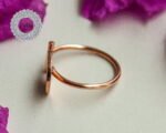 Trending Ring, Open Ring, Ladies Ring, Adjustable Ring, Vintage Ring, Solid Ring, Handcrafted Ring, Designer Ring, Solid Rose Gold Ring - Image 5