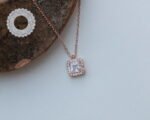 Simple Cz Necklace, Cz Solitaire, Dainty Solitaire, Solitaire Pendant, Solitaire Necklace, Rose Gold Solitaire, Minimal Necklace,Cz Necklace - Image 6