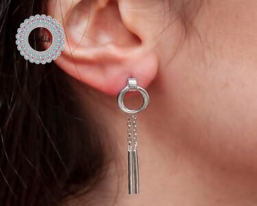 Dainty Dangle Silver Bar Earrings, Bar Earrings, Dainty Earring, Everyday Earrings, Dangle Earring, Gift for Her, Long Earrings, Earrings