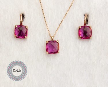 Pink Tourmaline Earrings, Rose Gold Plated, Pink Earrings, Tourmaline Jewelry, October Birthstone, Pink Stone, Gift For Her - Image 8