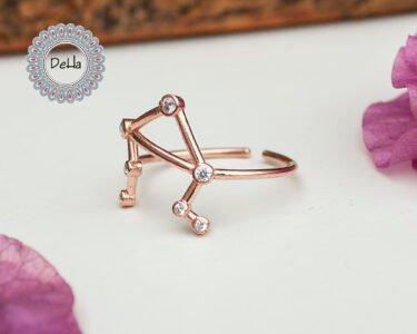 Libra Zodiac Sign Ring, Libra Ring, Zodiac Ring, Zodiac Jewelry, Libra Jewelry, Horoscope Ring, Libra Zodiac Ring Astrology Ring Zodiac - Image 3