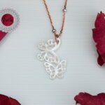 white shell butterfly necklace 925 sterling silver dainty