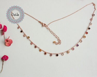 Elegant Rose CZ Dangle Necklace 925 Sterling Silver – Dainty Drop Pendant, Minimal Jewelry Gift for Her - Image 9