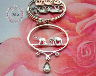 Elephant Art Pendant, Elephant Lover, Elephant Necklace, Elephant Pendant, Silver Elephant, Vintage Elephant, Elephant Jewelry, Elephant Art - Image 7
