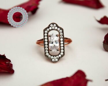 Shuttle Marquise Ring, Shuttle Ring, Marquise Cut Ring, Marquise Band, Marquise Engagement, Original Ring, Ring Marquise, Gift for Her - Image 2