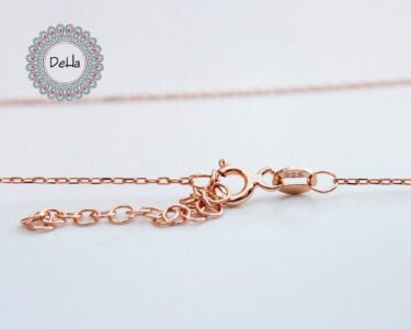 Swiss Blue Topaz Necklace, Dainty Jewelry, Rose Gold Filled, Birthday Gift, December Birthstone, Swiss Topaz Necklace, Gifts for Her - Image 9