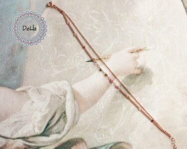 Multicolor Double Chain Bracelet 925 Sterling Silver – Rainbow Dainty Layering Bracelet, Rose Gold Jewelry Gift for Her - Image 7