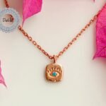 Turquoise Evil Eye, Dainty Evil Eye, Evil Eye Necklace, Eye of Protection, Turquoise Necklace, Protection Necklace, Minimalist Necklace