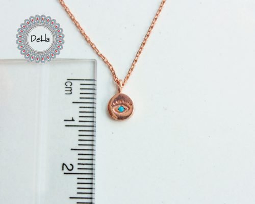 Turquoise Evil Eye, Talisman Necklace, Evil Eye Necklace, Eye of Protection, Protection Necklace, Evil Eye Jewelry, Evil Eye Pendant - Image 5