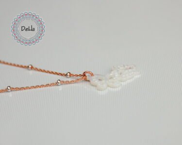 White Shell Butterfly Necklace, Tiny Butterfly Charm, Shell Necklace, Small Butterfly, Seashell Necklace, Butterfly Charm, Butterfly Pendant - Image 8