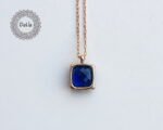 Sapphire Quartz Necklace | Quartz Necklace | Quartz | Sapphire Necklace | Silver Necklace | Necklace | Gift for Her - Image 8