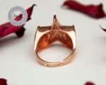 Rose Gold Plated Zircon Star Ring, Zircon Star Ring, Adjustable Star Ring, Dainty Star Ring, Star Band Ring, Cubic Zircon Ring, White Zircon - Image 8