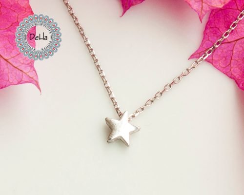 Simple Star Necklace, Silver Star Necklace, Star Necklace, Star Jewelry, Minimalist Necklace, Star Pendant, Simple Necklace, Tiny Necklace