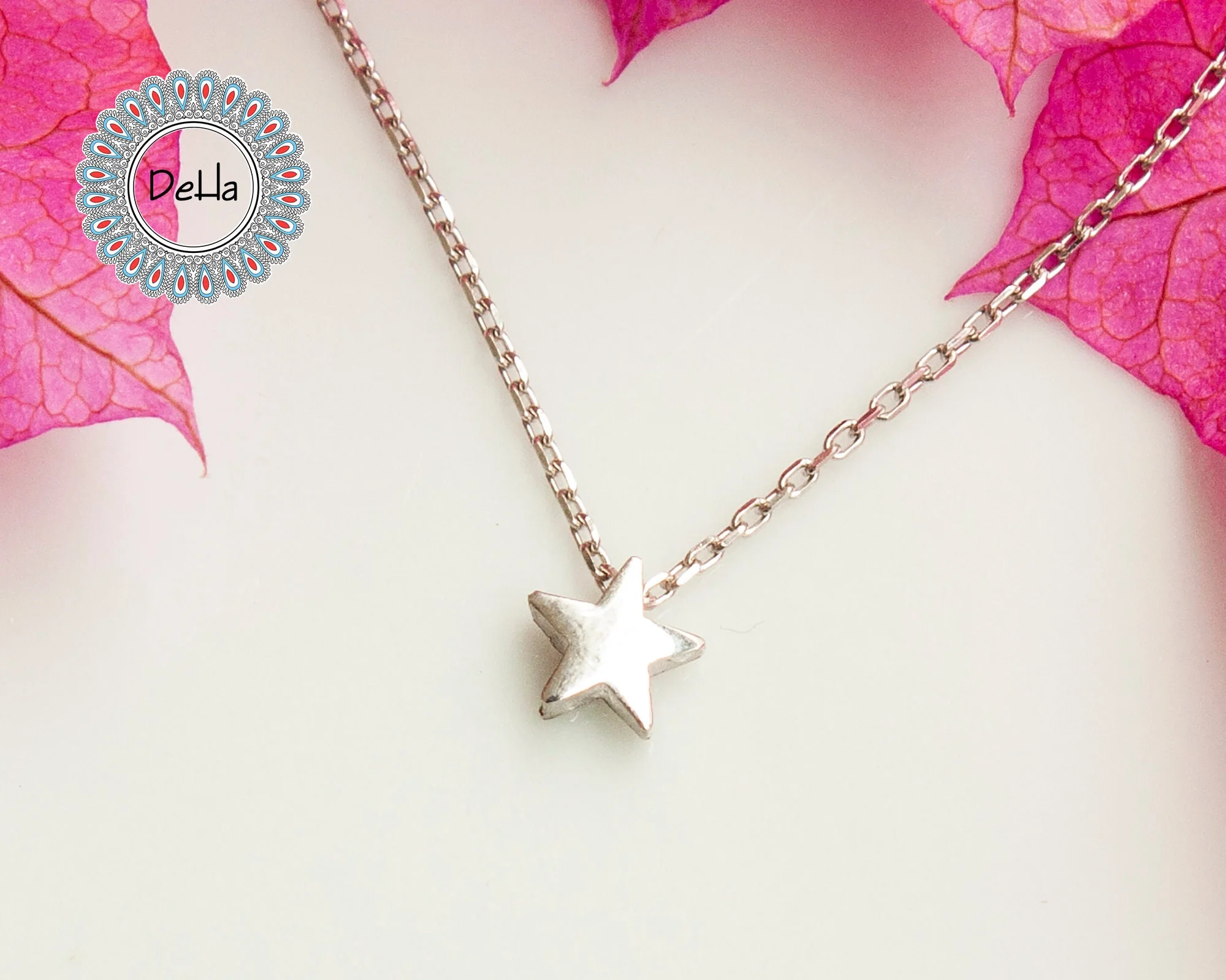 Simple Star Necklace, Silver Star Necklace, Star Necklace, Star Jewelry, Minimalist Necklace, Star Pendant, Simple Necklace, Tiny Necklace