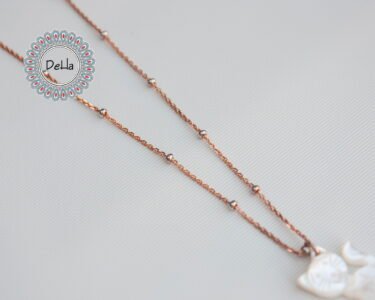 Cute White Shell Cat Necklace 925 Sterling Silver – Dainty Cat Lover Jewelry, Ocean Gift for Her - Image 6