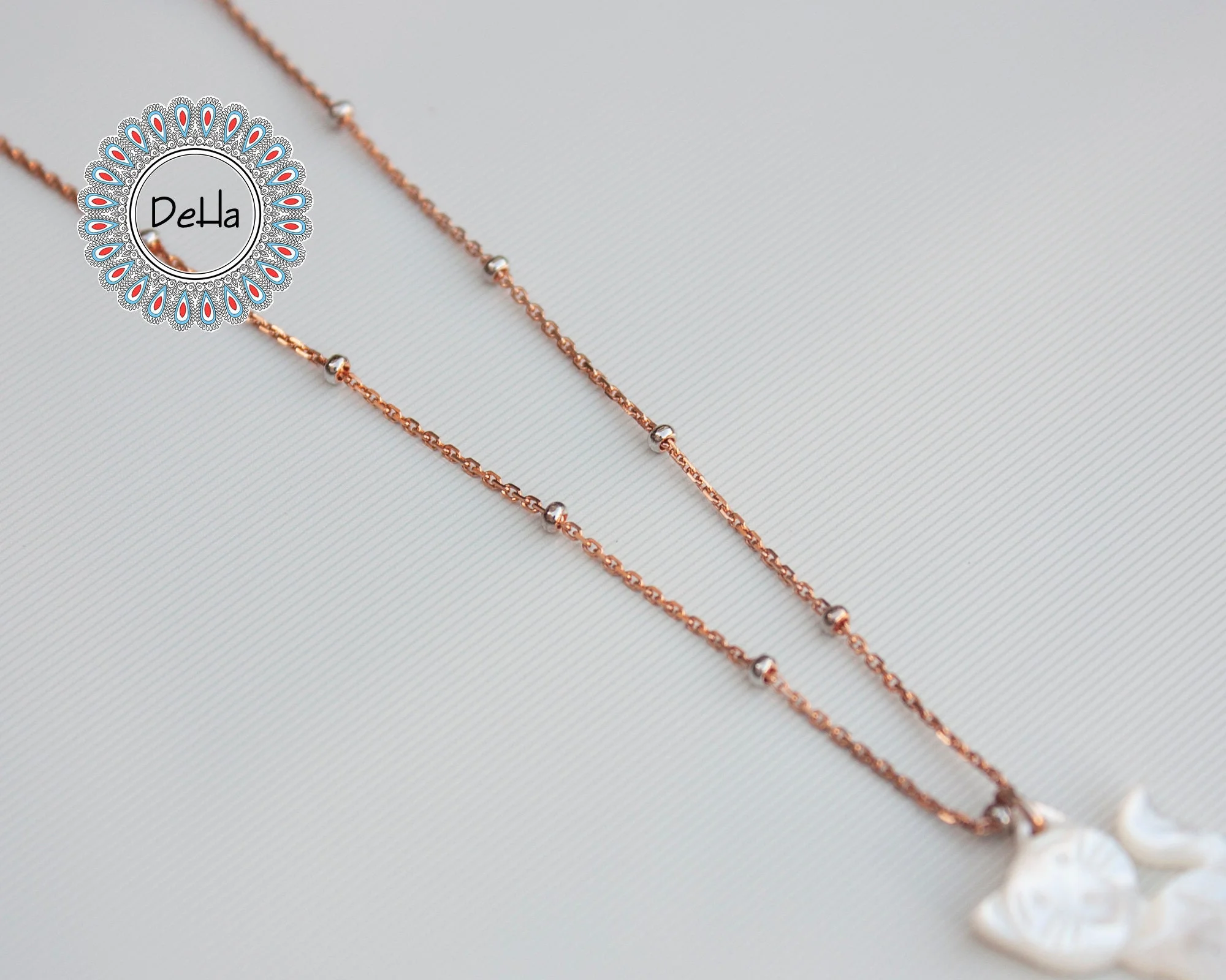 Cute White Shell Cat Necklace 925 Sterling Silver – Dainty Cat Lover Jewelry, Ocean Gift for Her - Image 6