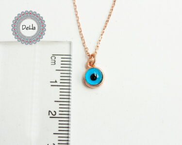 Turkish Eye Necklace, Dainty Evil Eye, Evil Eye Pendant, Blue Evil Eye, Evil Eye Necklace, Protection Necklace, Eye Necklace, Eye Jewelry - Image 7