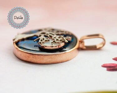 Fantasy Art Pendant, Sea Shell Pendant, Art Necklace, Handmade Pendant, Art Jewelry, One of a Kind, Ocean Art, Handmade Art Pendant, Pendant - Image 6