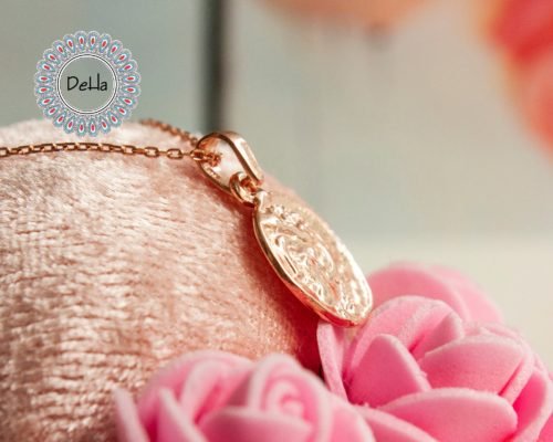 Rose Gold Plated Old Coin Pendant, Old Coin Pendant, Old Coin Necklace, Ancient Coin Pendant, Antique Coin Gift, Rose Gold Pendant - Image 4