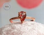 Zultanite Ring, Color Changing Ring, Luxury Ring, Turkish Ring, Teardrop Ring, Solitaire Ring, Rose Gold Ring, Statement Ring, Delicate Ring - Image 7