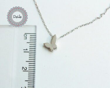 Tiny Butterfly Charm, Butterfly Pendant, Butterfly Necklace, Cute Necklace, Butterfly Jewelry, Animal Necklace, Butterfly Gift, Silver - Image 5