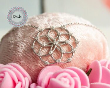 Flower of Life Hexagon Pendant, Hexagon Necklace, Sacred Geometry, Geometric Pendant, Hexagon Jewelry, Meditation Necklace, Yoga Pendant - Image 3