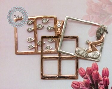 Unique Window Pendant Necklace 925 Sterling Silver – Modern Art 3D Pendant, Geometric Jewelry Gift for Her - Image 3